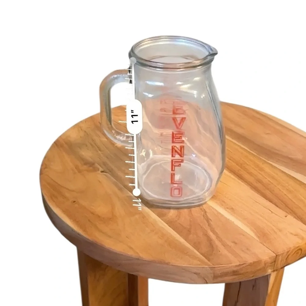 Vintage 1950s EVENFLO Glass Measuring Pitcher 4 Cup 32 oz 1 Quart